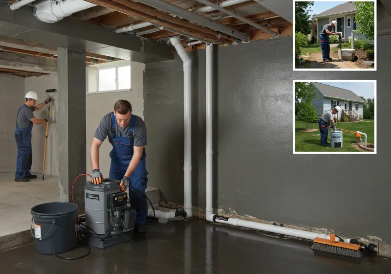 Basement Waterproofing and Flood Prevention process in Cloverdale, IN